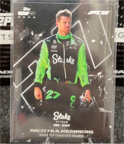 2025 Topps F1 Lights Out Nico Hulkenberg Nero — front