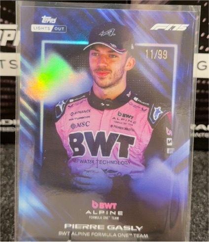 2025 Topps F1 Lights Out #Pierre Gasly — front