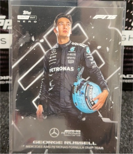 2025 Topps F1 Lights Out Nero George Russell — front