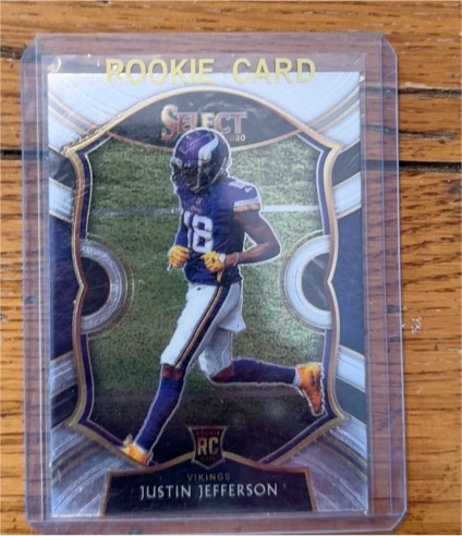 2020 Panini Select #61 Justin Jefferson — front