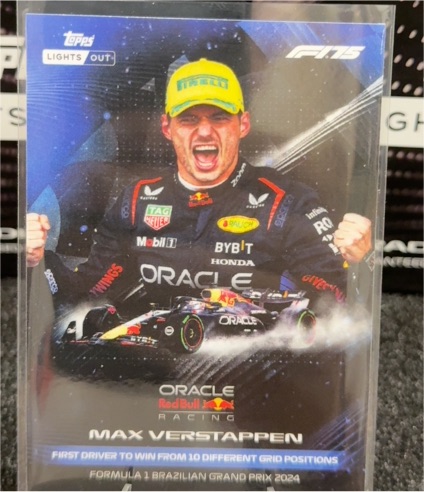2024 Topps Now Formula 1 Lights Out F115 Max Verstappen — front