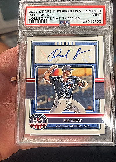 2023 Panini USA Stars & Stripes #CNTSPS Paul Skenes — front
