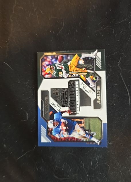 2024 Panini Contenders Historic Draft Class #2 Earl Campbell & James Lofton — front