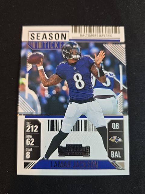 2024 Panini Contenders Season Ticket #7 Lamar Jackson — front
