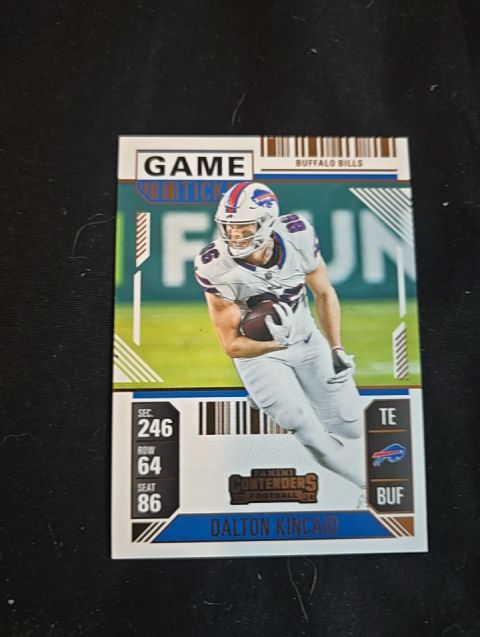 2024 Panini Contenders Game Ticket #12 Dalton Kincaid — front