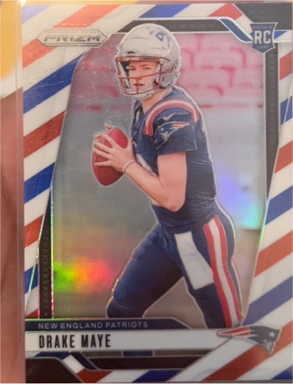 2024 Panini Prizm #329 Drake Maye — front