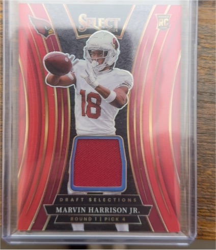 2024 Panini Select Draft Selections #DSM-MHJ Marvin Harrison Jr. — front