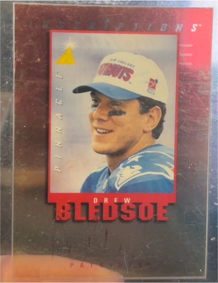 1997 Pinnacle Inscriptions #NNO Drew Bledsoe — front