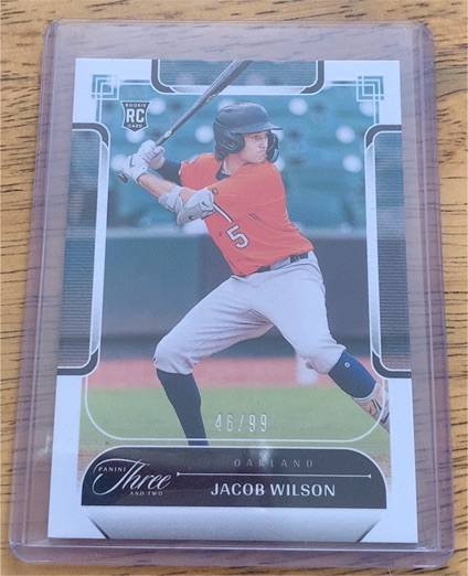 2024 Panini Three and Two #46 Jacob Wilson — front