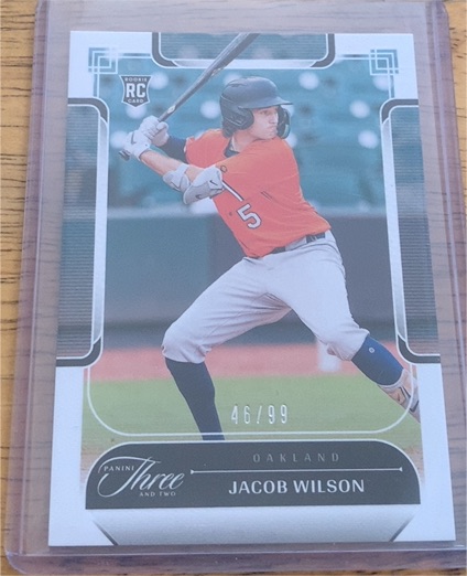 2024 Panini Three and Two #46 Jacob Wilson — front