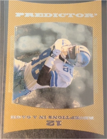 1996 Upper Deck #PR15 Michael Irvin Predictor — front