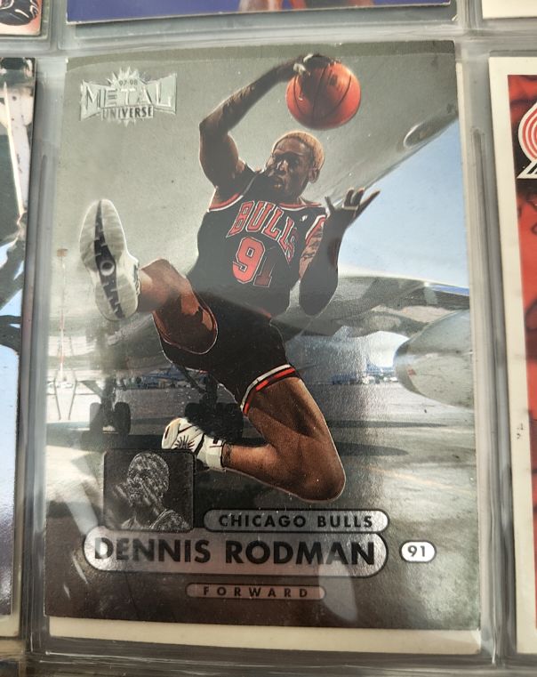 1997-98 SkyBox Metal Universe #62 Dennis Rodman — front