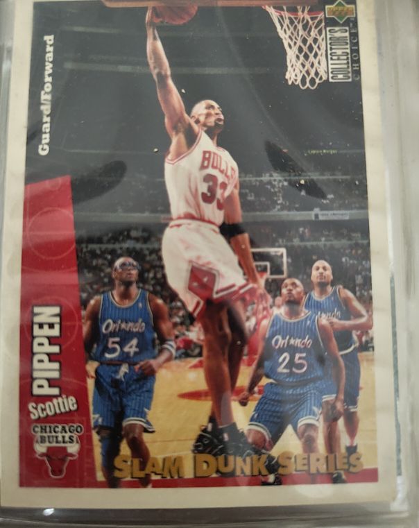 1996 Upper Deck Slam Dunk Series #5 Scottie Pippen — front