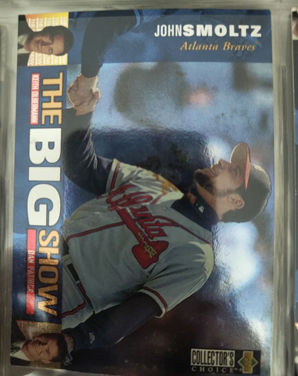 1997 Upper Deck Collector's Choice The Big Show #4 John Smoltz — front