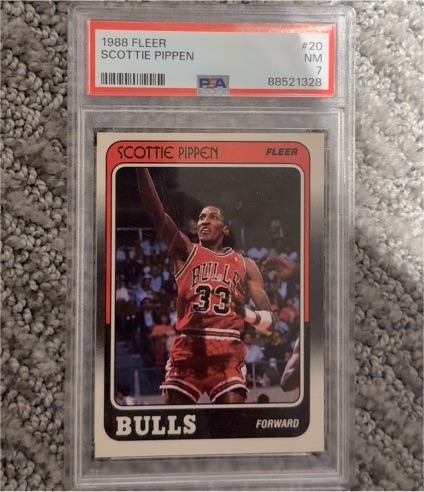 1988 Fleer #20 Scottie Pippen — front