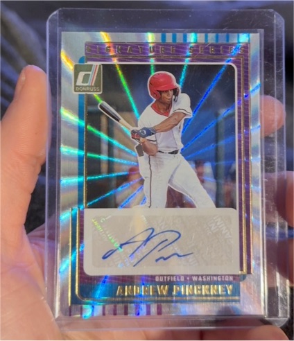 2025 Panini Donruss Signature Series #SG-APK Andrew Pinckney — front