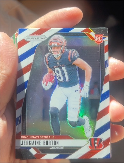 2024 Panini Prizm #350 Jermaine Burton — front