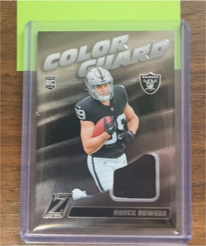 2024 Panini Zenith #CG7 Brock Bowers Color Guard — front