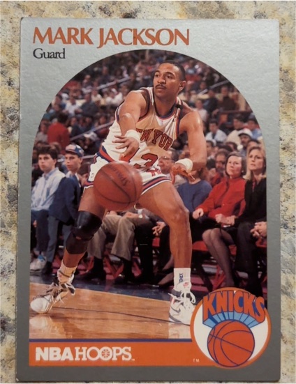 1990 NBA Hoops #205 Mark Jackson — front