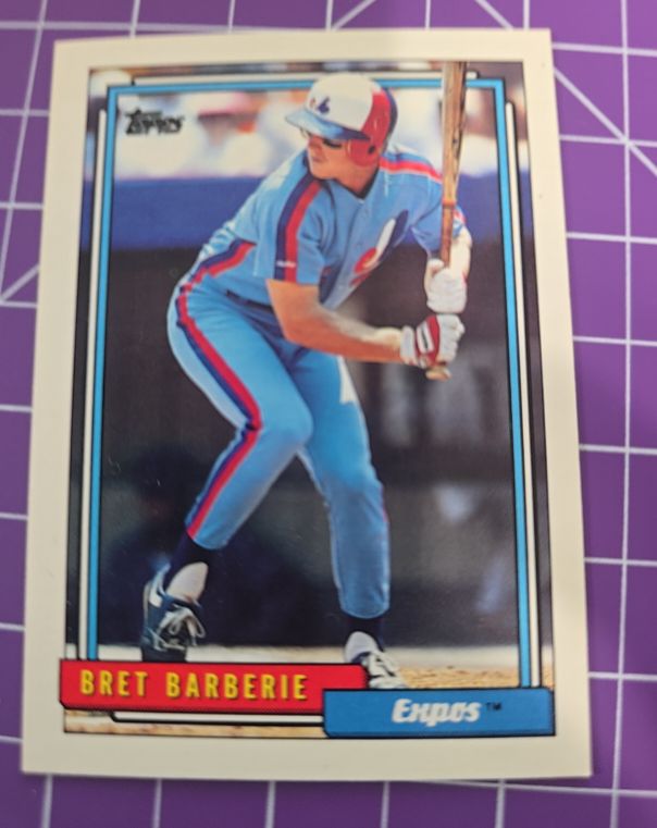 1992 Topps #224 Bret Barberie — front