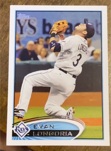 2012 Topps #350 Evan Longoria — front