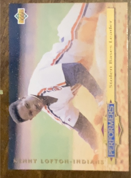 1994 Collector's Choice #315 Kenny Lofton Cleveland Indians — front