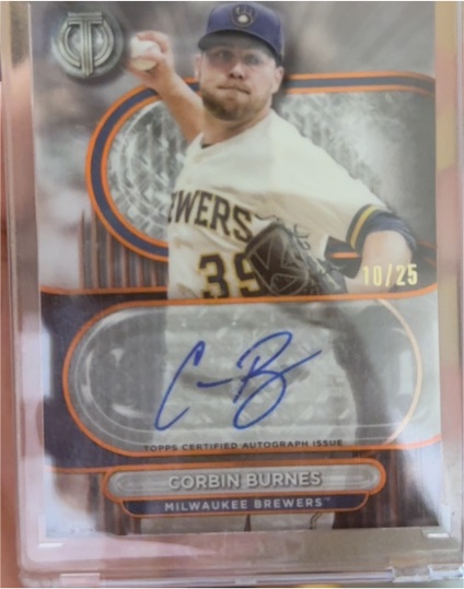 2024 Topps Tribute #TA-CB Corbin Burnes — front