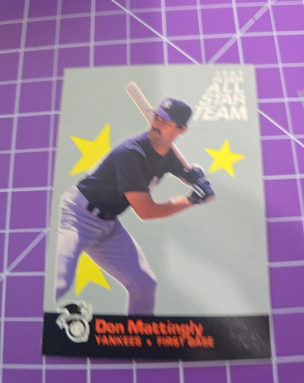 1987 Fleer All Star Team #1 Don Mattingly — front