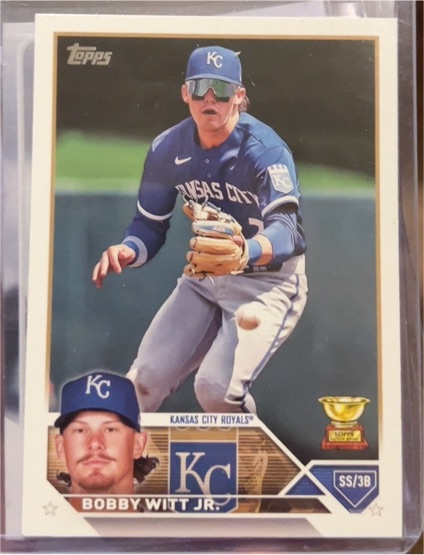2023 Topps Series 1 #7 Bobby Witt Jr. — front