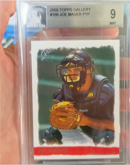 2002 Topps Gallery #186 Joe Mauer — front