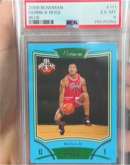 2008 Bowman #111 Derrick Rose — front
