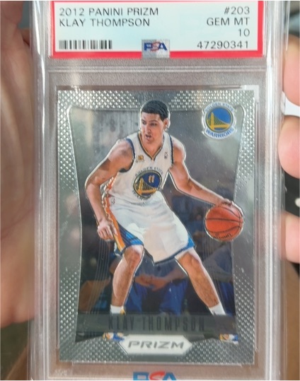 2012 Panini Prizm #203 Klay Thompson — front