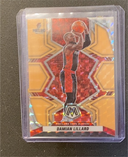 2021-22 Panini Mosaic #164 Damian Lillard — front