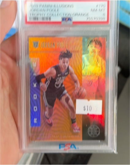 2019-20 Panini Illusions #170 Jordan Poole — front