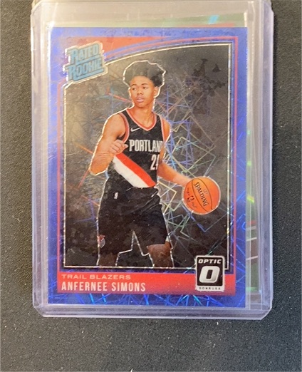2018-19 Panini Donruss Optic #186 Anfernee Simons — front