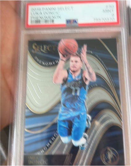 2018-19 Panini Select #43 Luka Doncic Phenomenon Silver — front