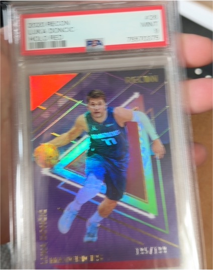 2020-21 Panini Recon Luka Doncic Holo Red #50/199 — front