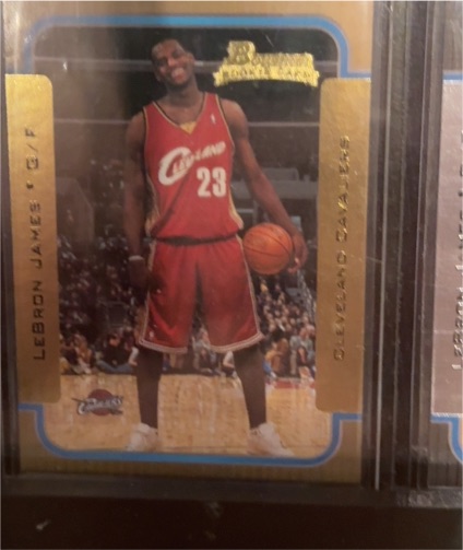2003 Bowman Rookies & Stars #123 LeBron James — front