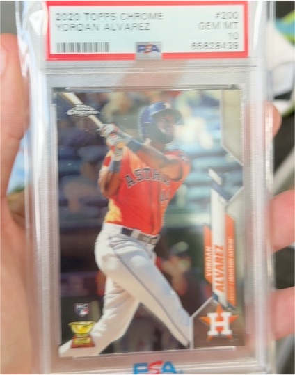 2020 Topps Chrome #200 Yordan Alvarez — front