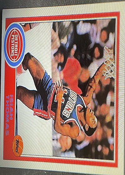 1991 Hoops #134 Isaiah Thomas — front