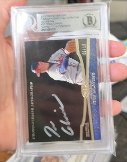 2013 Topps Tier One Crowd Pleaser Autographs Craig Biggio #/10 — front