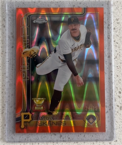 2025 Topps Chrome #300 Paul Skenes — front
