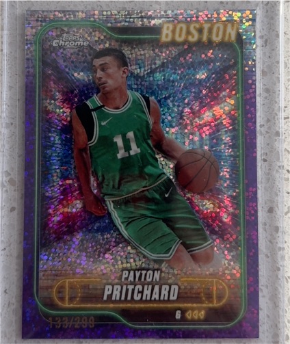 2024-25 Topps Chrome #110 Payton Pritchard — front