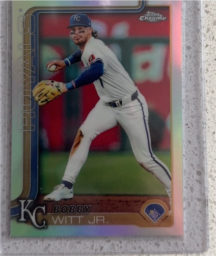2025 Topps Chrome #93 Bobby Witt Jr. — front
