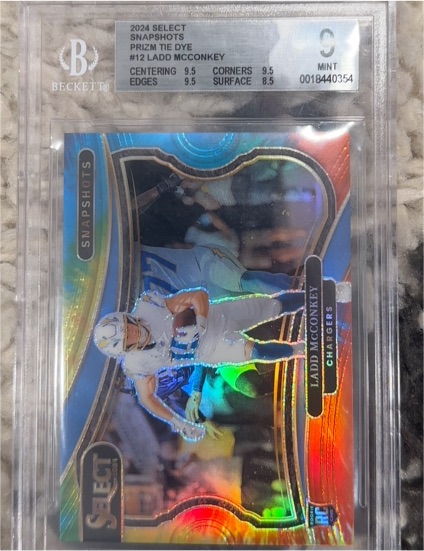 2024 Panini Select Snapshots #12 Ladd McConkey — front