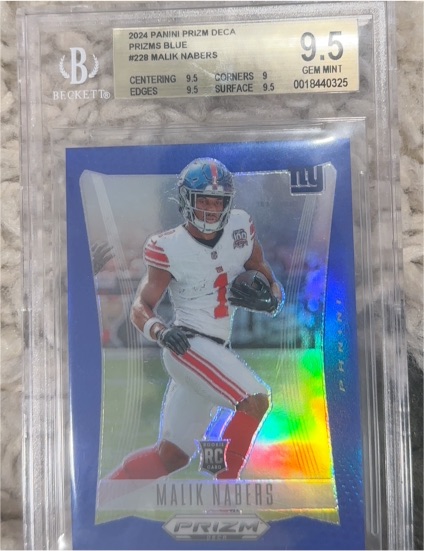 2024 Panini Prizm Deca #228 Malik Nabers — front