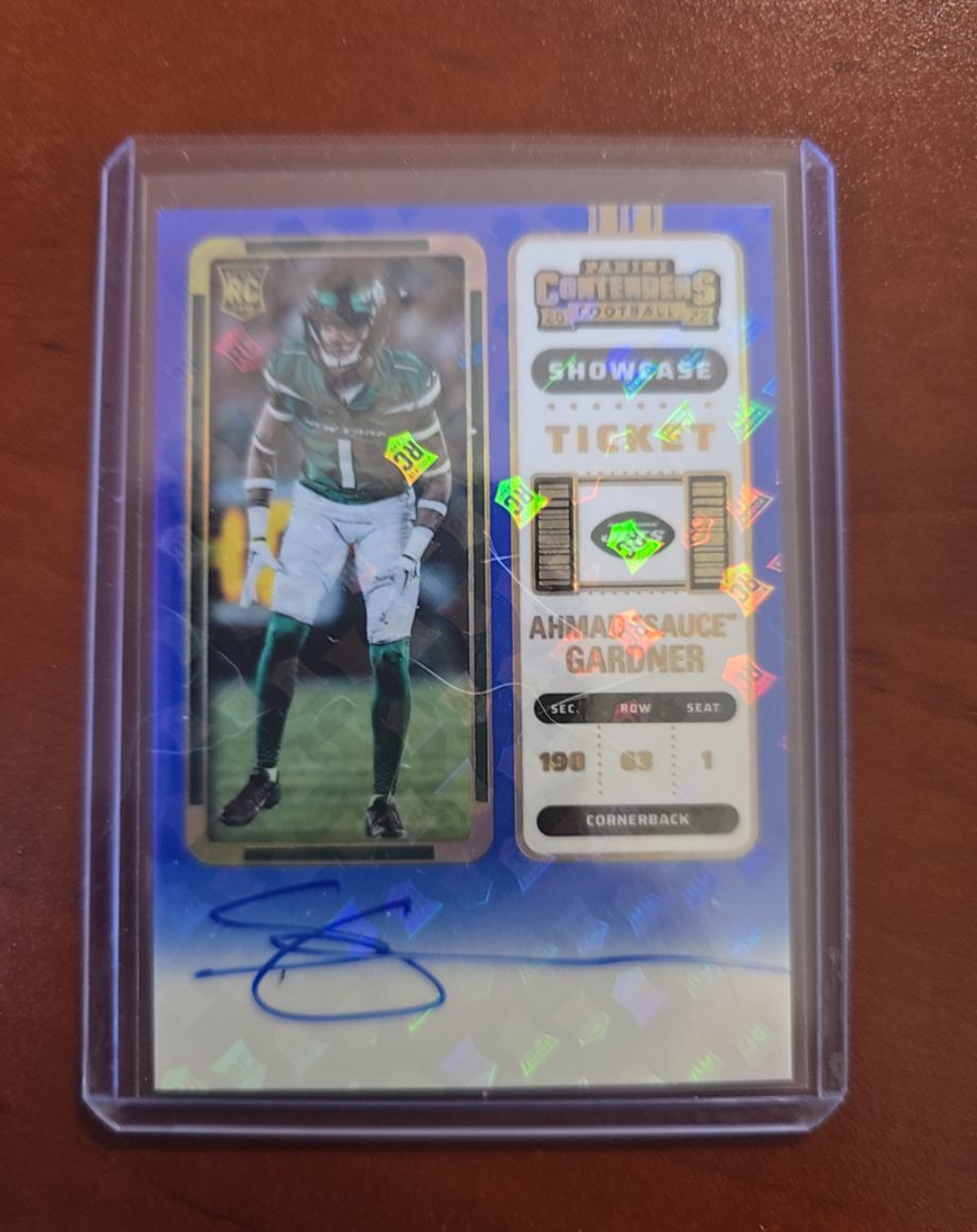 2022 Panini Contenders Football Rookie Ticket Ahmad Gardner — front