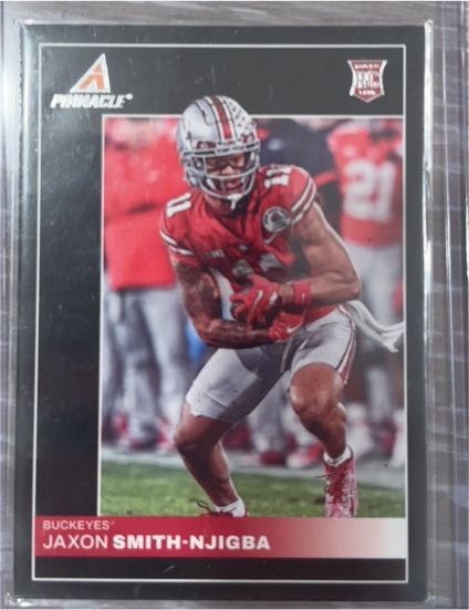 2023 Panini Chronicles Draft Picks Pinnacle #7 Jaxon Smith-Njigba — front