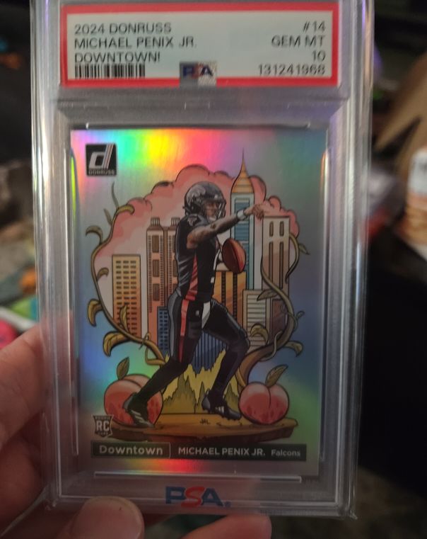 2024 Donruss #14 Michael Penix Jr. Downtown — front