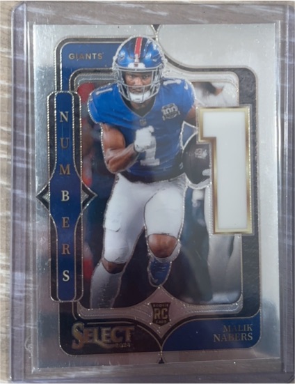 2024 Panini Select #5 Malik Nabers — front